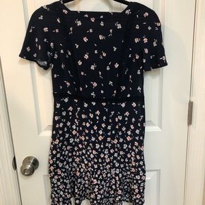 Cute Black Floral Dress